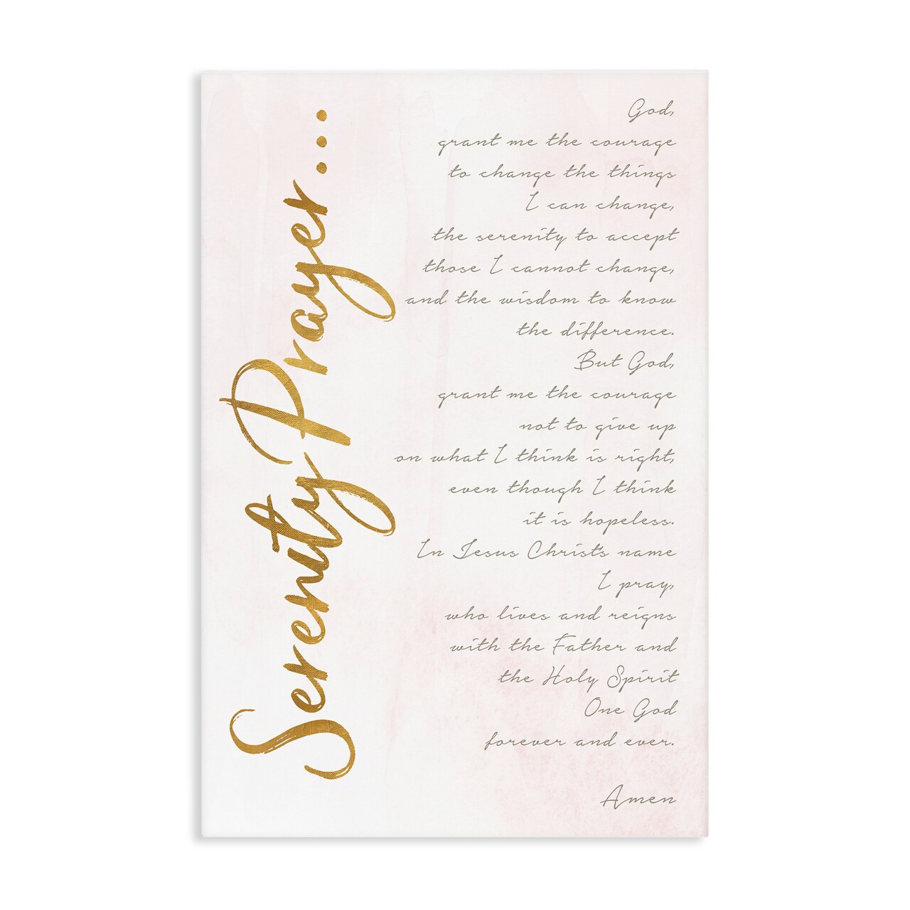 Stupell Industries Serenity Prayer Scripture Canvas, design by Anna Quach